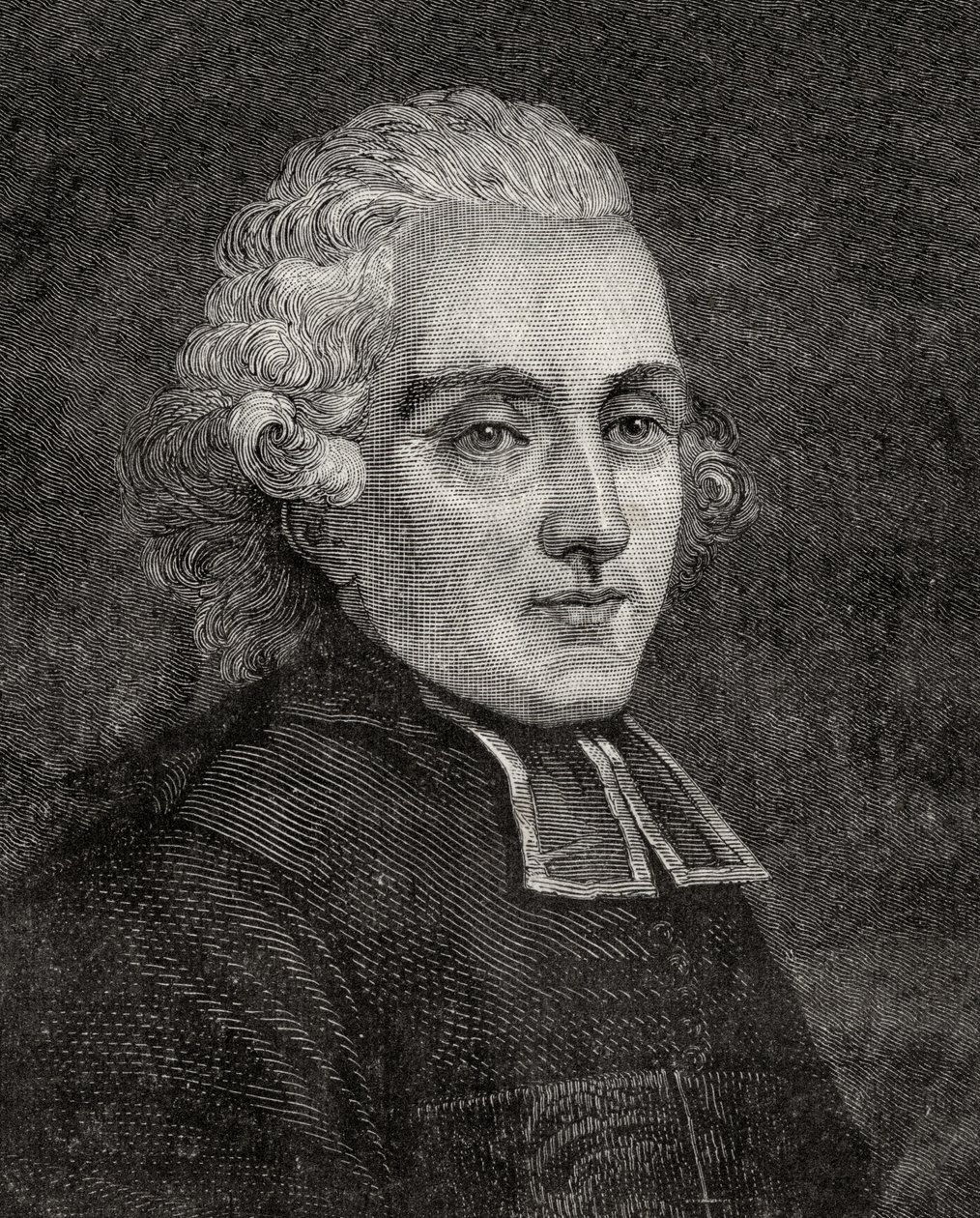 Henry Essex Edgeworth, Louis Blanc (1811-82) "Histoire de la Revolution Francaise" című művéből alkotó: French School