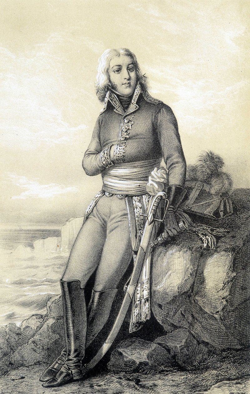 Hoche - Albert Maurin „A francia forradalom történelmi galériájában”. alkotó: French School