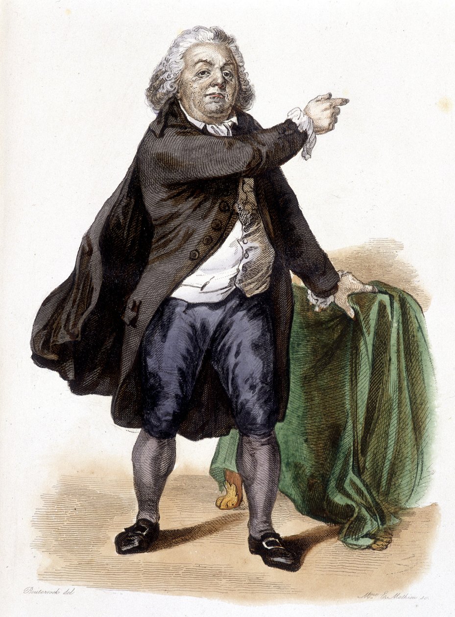 Honore Gabriel (Honore-Gabriel) Riqueti, Mirabeau grófja (1749-1791) – Mennechet „A francia plutarchájában” alkotó: French School
