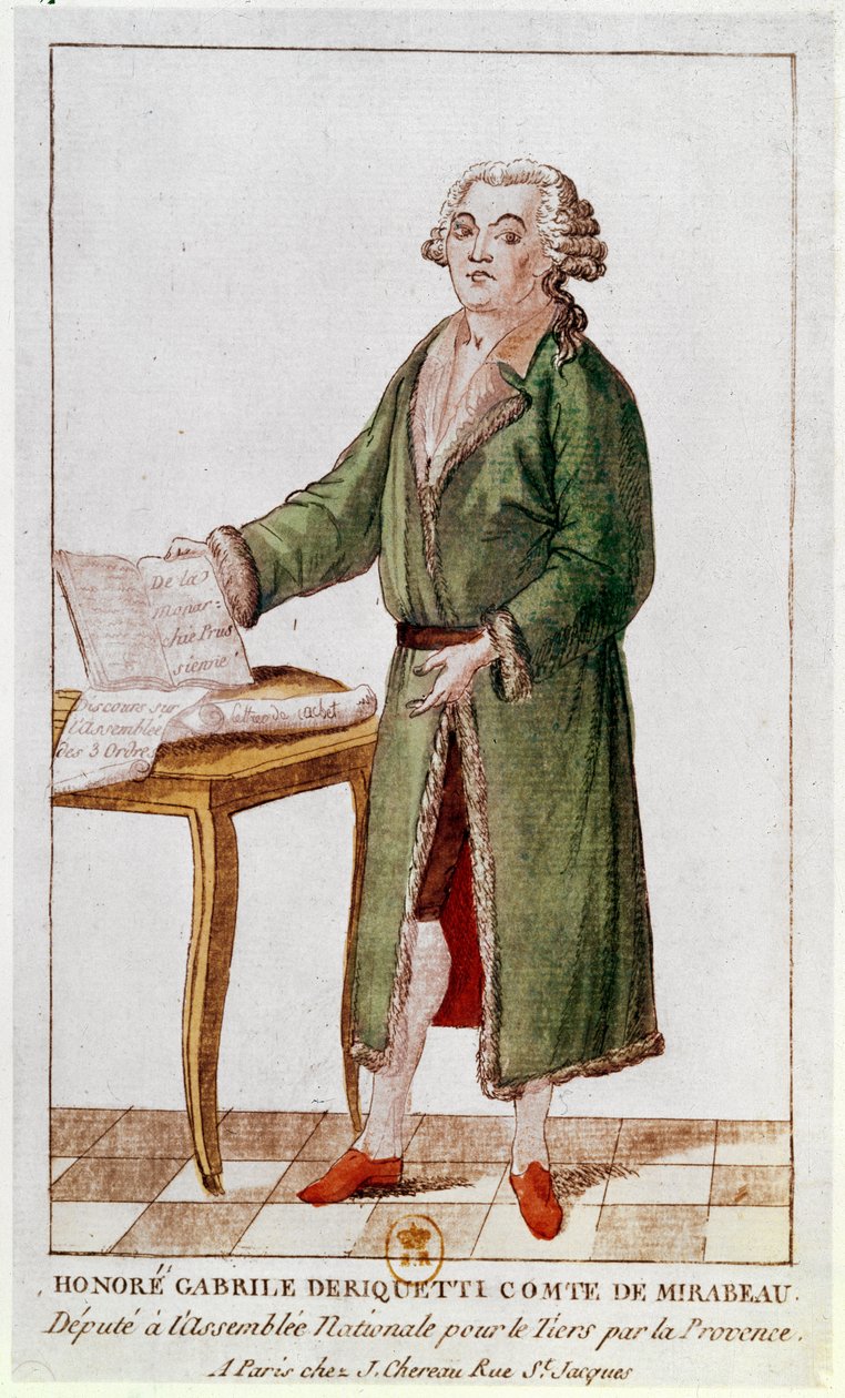 Honore Gabriel Riqueti Mirabeau (1749-91) alkotó: French School
