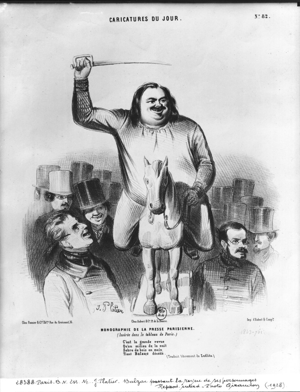 Honore de Balzac (1799-1850) áttekinti karaktereit alkotó: French School