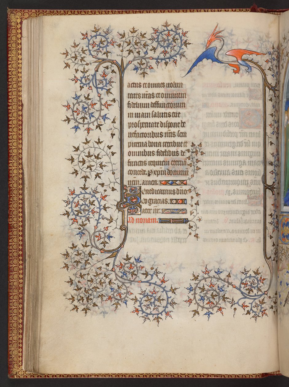 Hours of the Virgin, Book of Hours, Add MS 32454 f.37v, Franciaország alkotó: French School