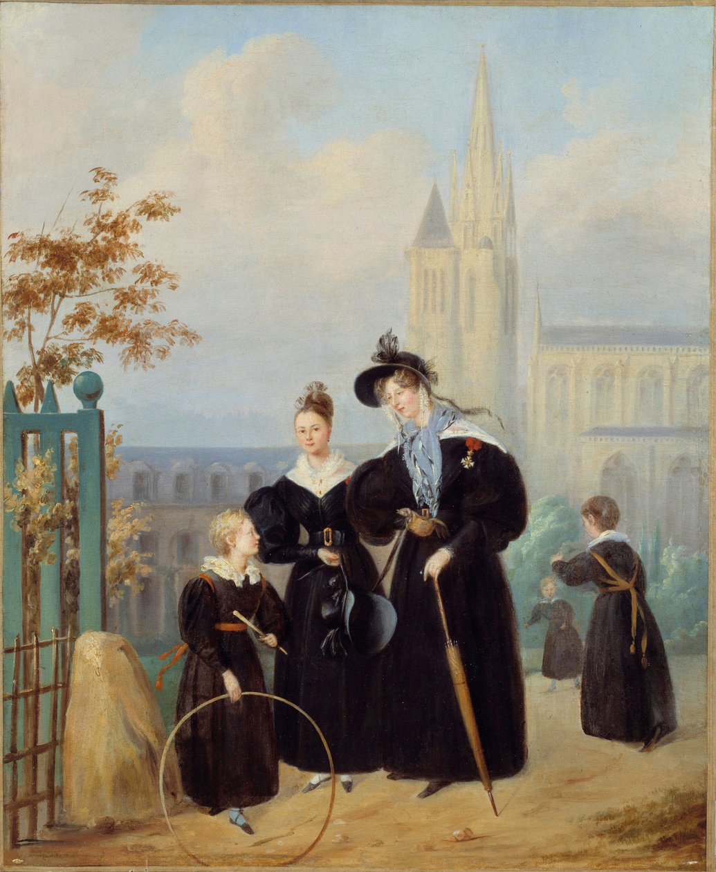 A Névtelen Becsületlégió Nevelési Háza festmény. 19. század. Párizs, a Becsületrend Múzeuma alkotó: French School