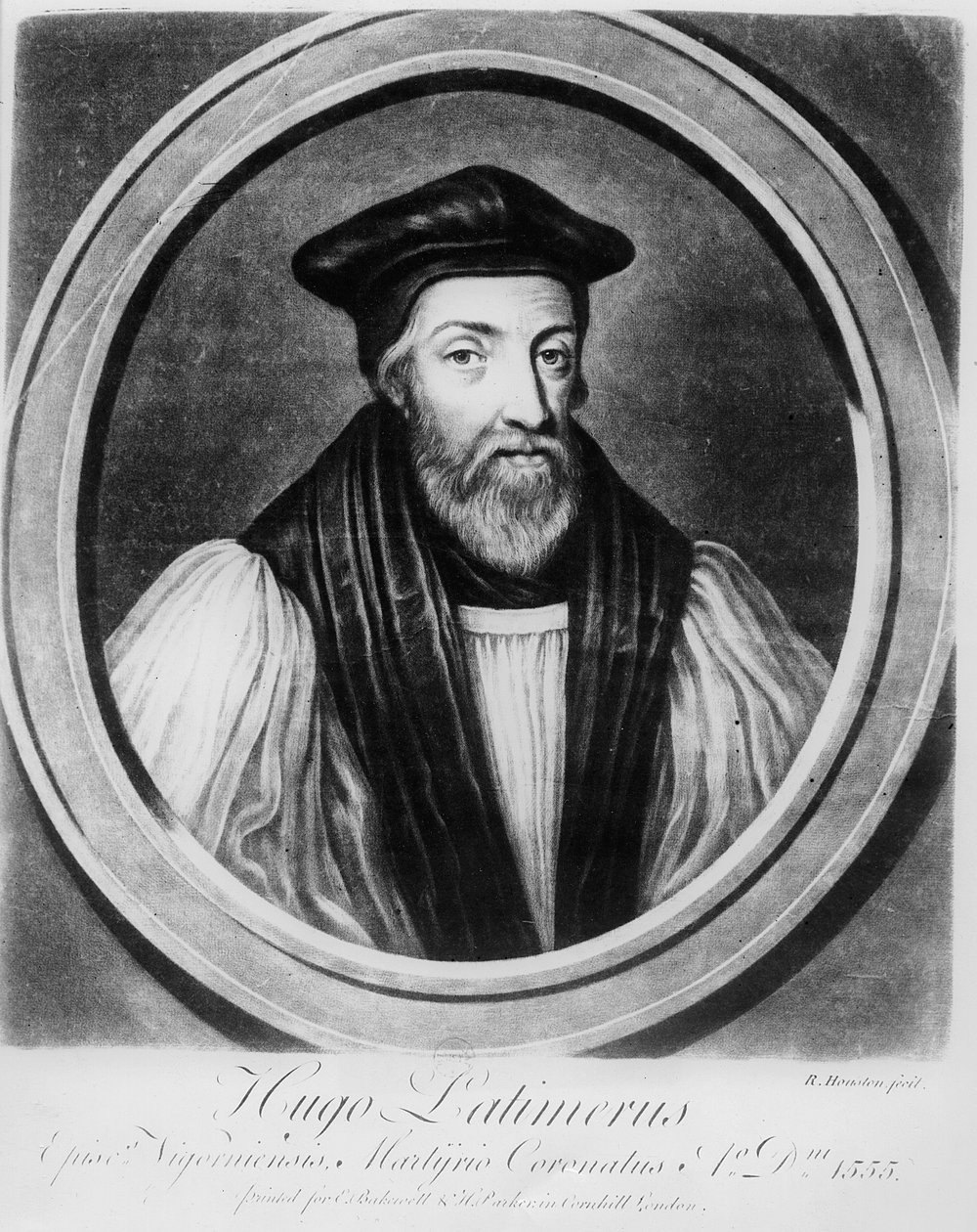 Hugh Latimer (litho) alkotó: French School