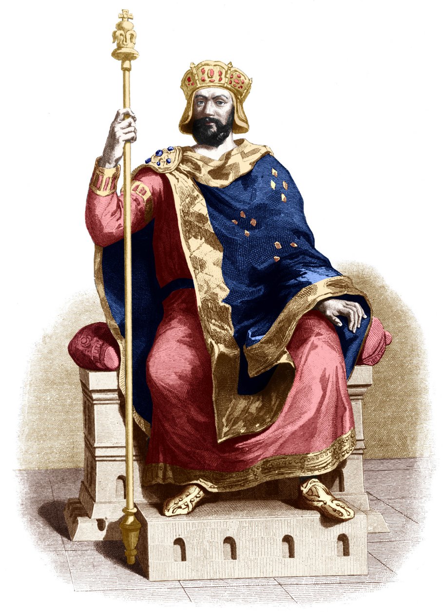 Hugues Capet (nyomtatás) alkotó: French School