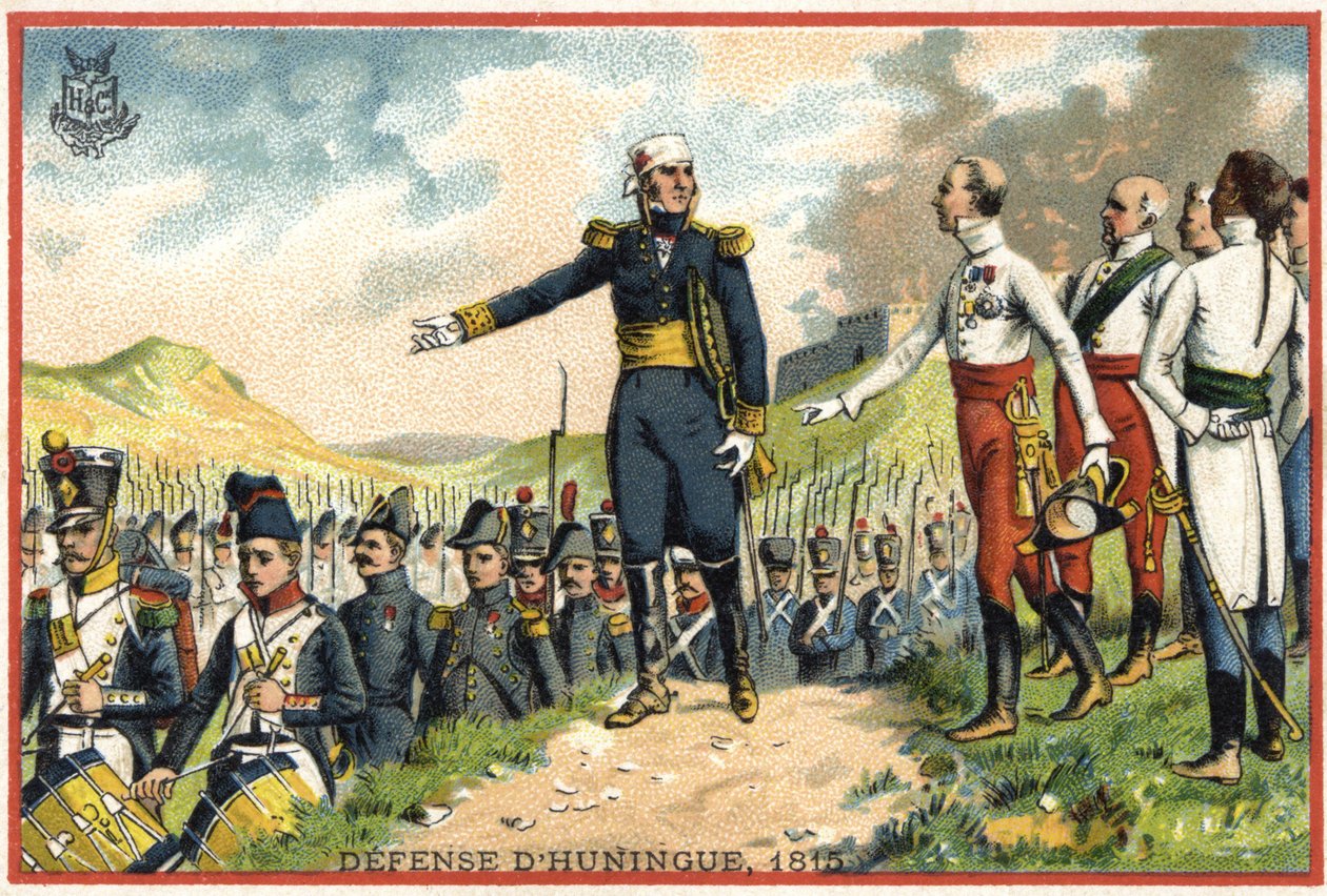 Huningue védelme 1815-ben alkotó: French School