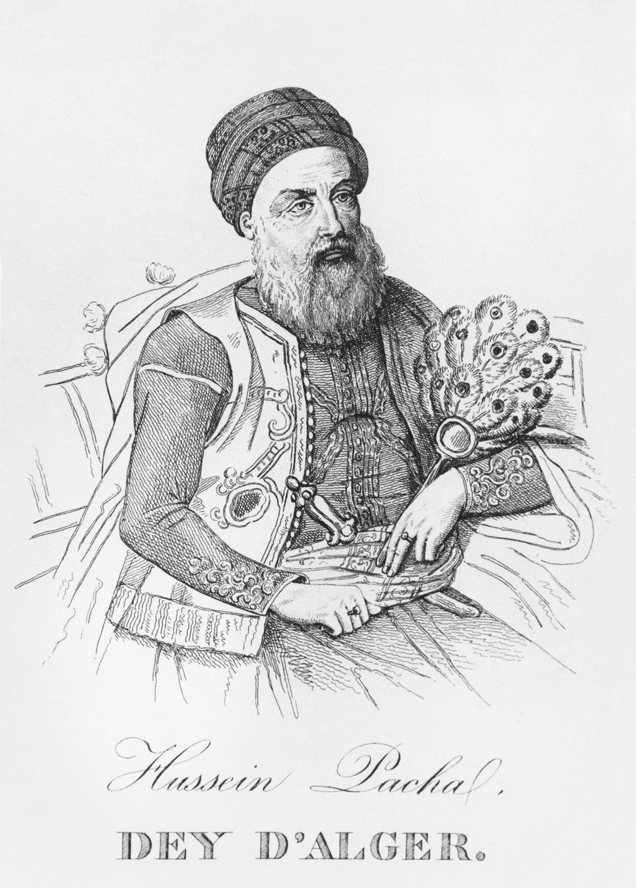 Hussein Pacha, Algír Dey, 1830-40 körül alkotó: French School