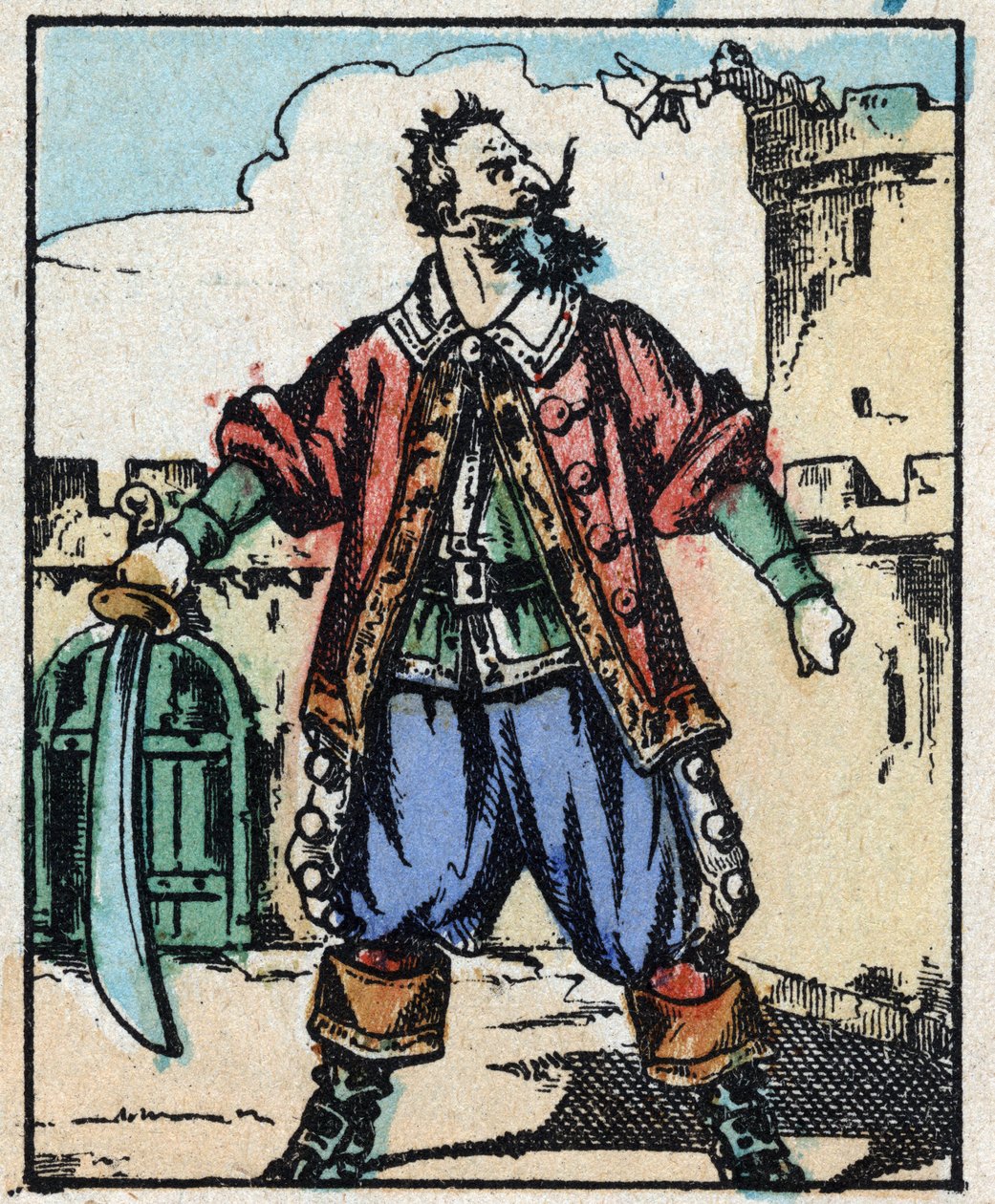 Illusztráció a „Kékszakállú” szóhoz alkotó: French School