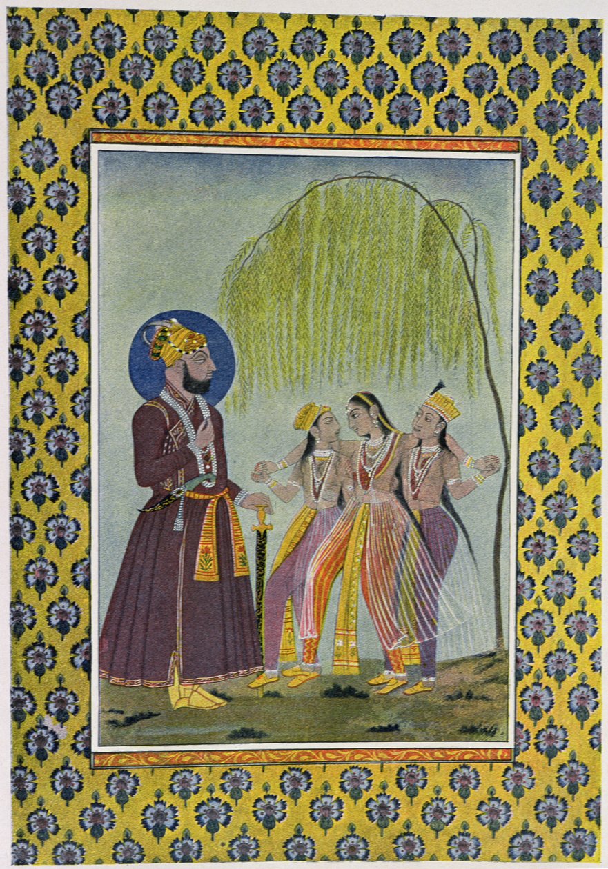 Illusztráció: Az arab éjszakák, 1895 (színes metszet) alkotó: French School