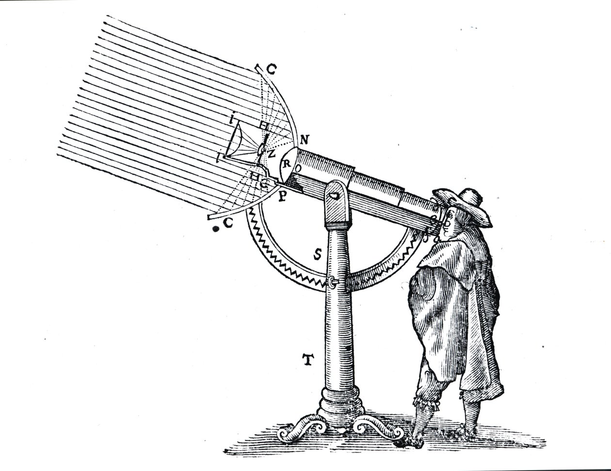 Illusztráció a La Dioptrique-ből, Rene Descartes (1596-1650) az 1637-ben Leidenben először megjelent Discours de la Methode nyomán. alkotó: French School