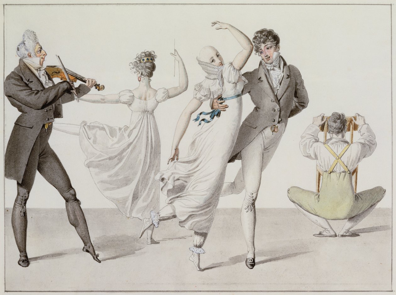 Illusztráció a "Le Bon Genre"-ből, 1810 körül alkotó: French School