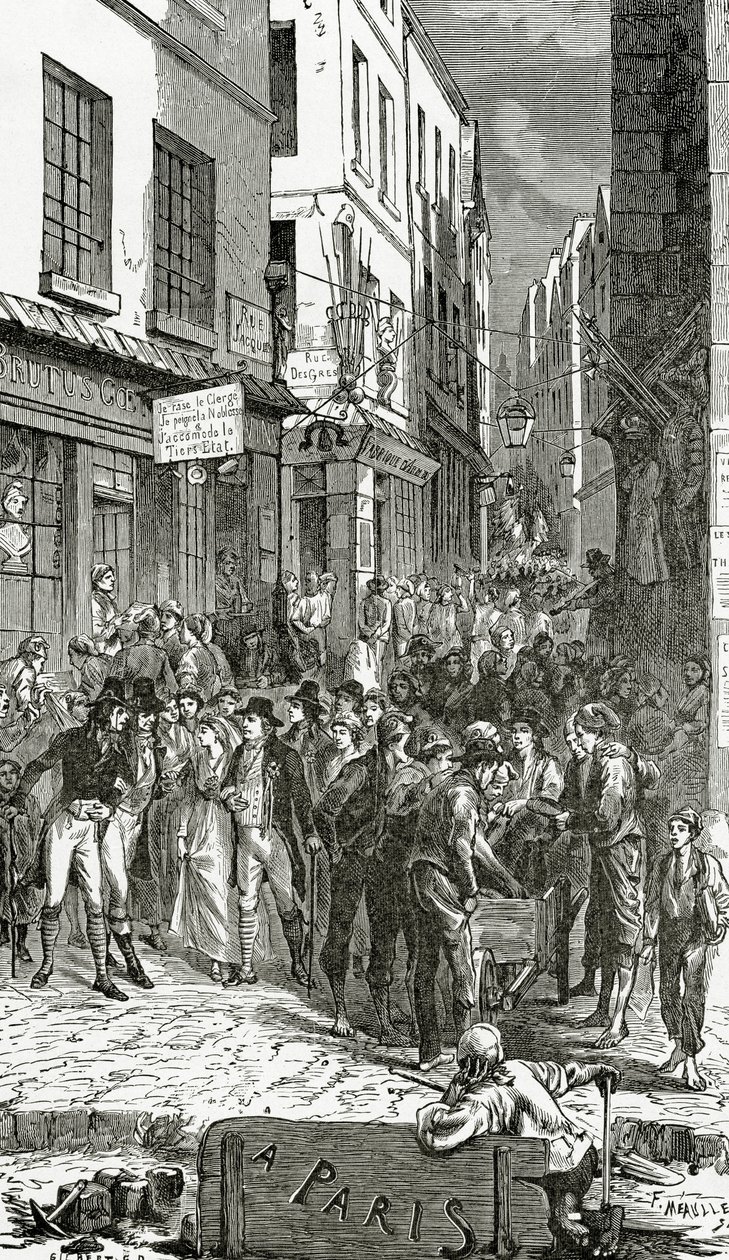 Illusztráció: Quatre Vingt Treize, 19th Century (bw metszet) alkotó: French School