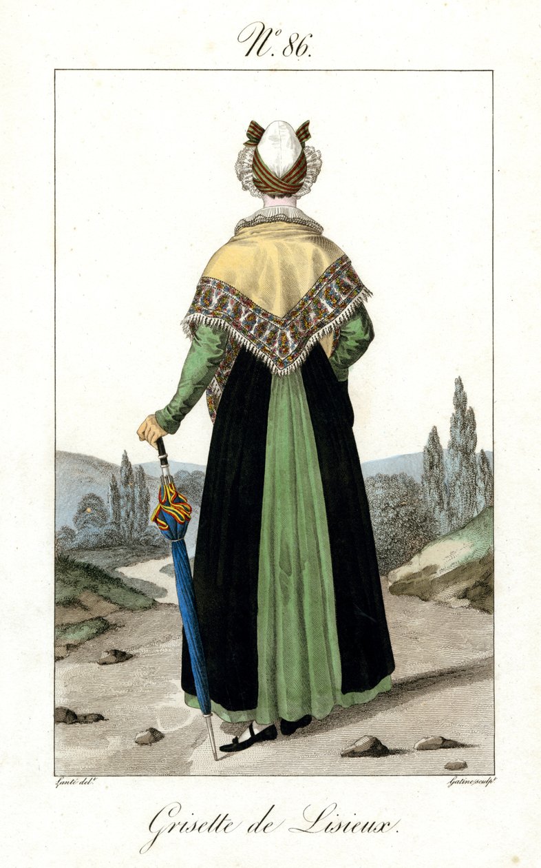 Illusztráció sz. 86, Lisieux-i Grisette (színes metszet) alkotó: French School