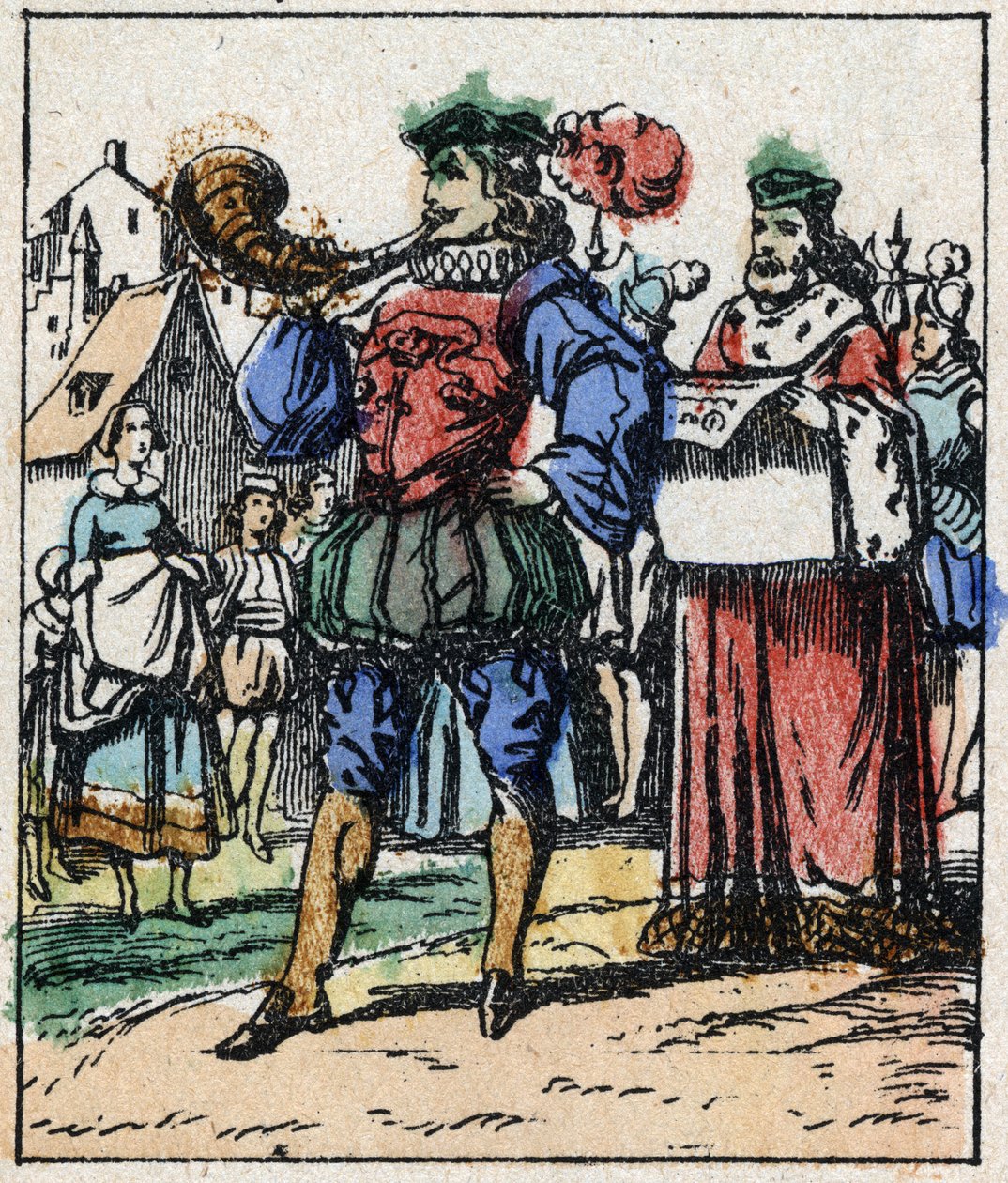 Illusztráció Charles Perrault „Hamupipőke vagy A kis üvegpapucs” című meséjéről. Imaging Pellerin fametszete - Epinal, sd. 19. század vége. alkotó: French School