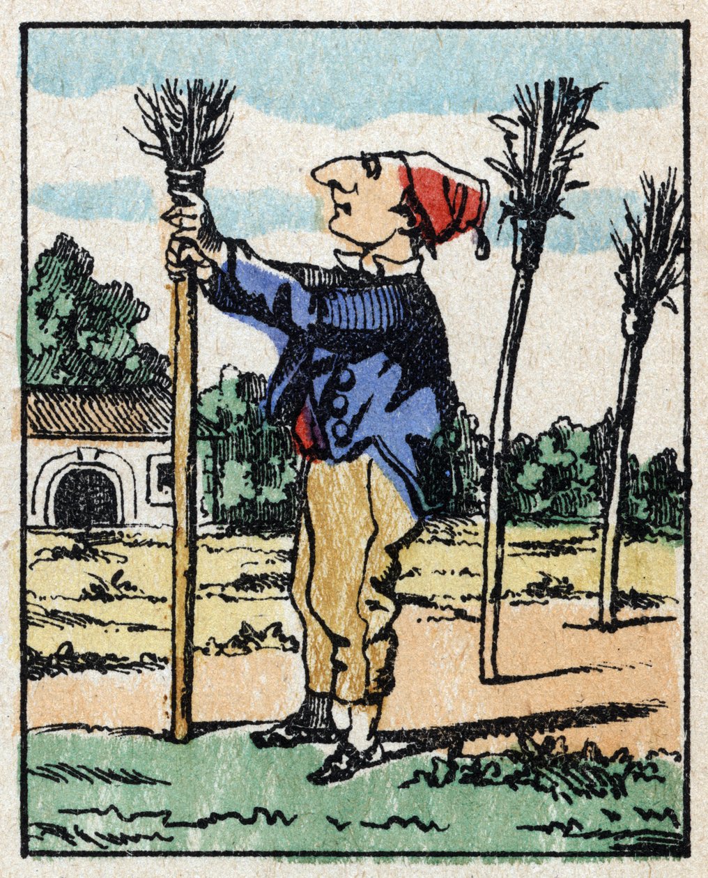 A mese illusztrációja: „Veridique Jeannot Serinet története „” Fametszet a képről Pellerin - Epinal, sd. 19. század vége. alkotó: French School