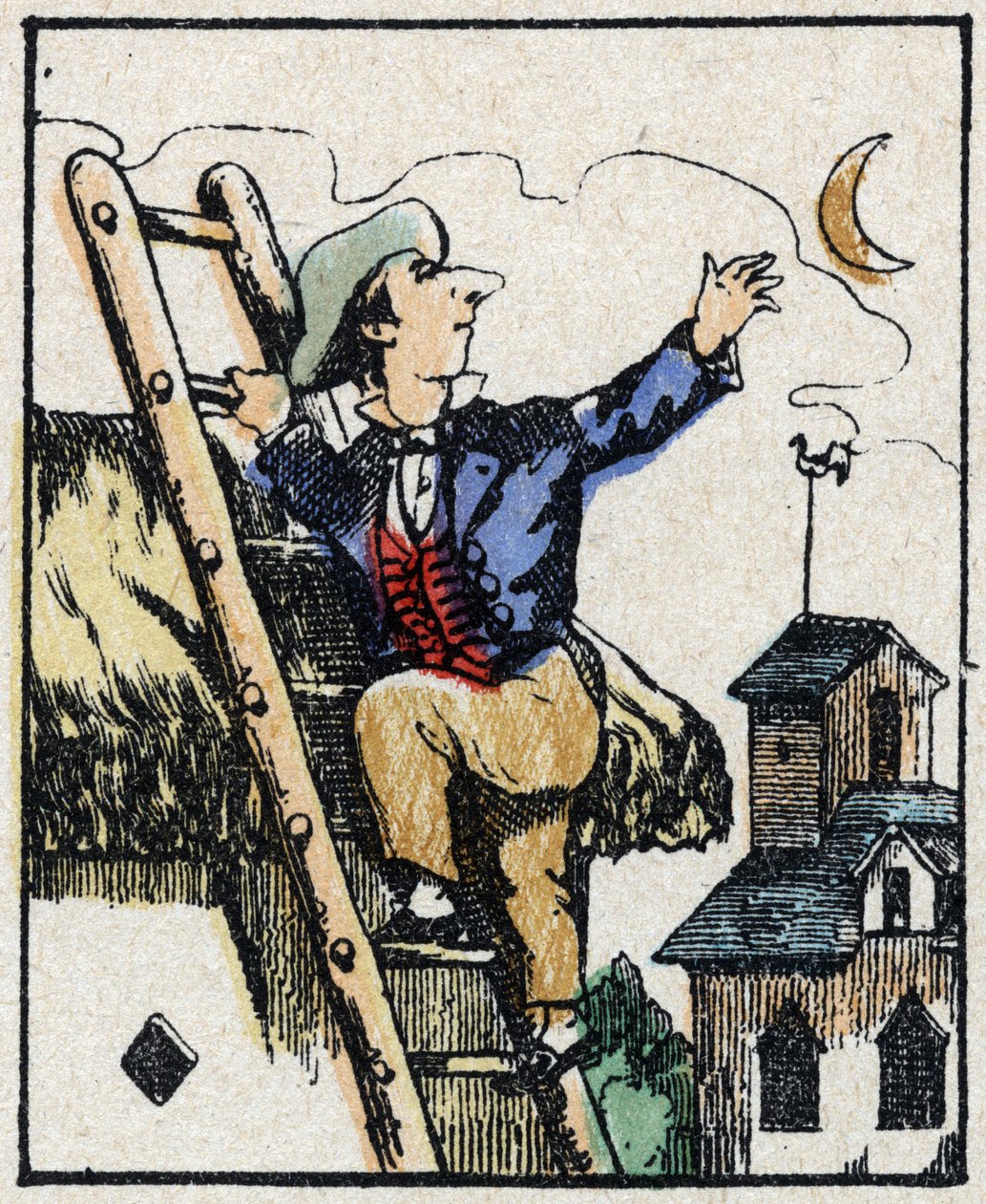 A mese illusztrációja: „Veridique Jeannot Serinet története „” Fametszet a képről Pellerin - Epinal, sd. 19. század vége. alkotó: French School