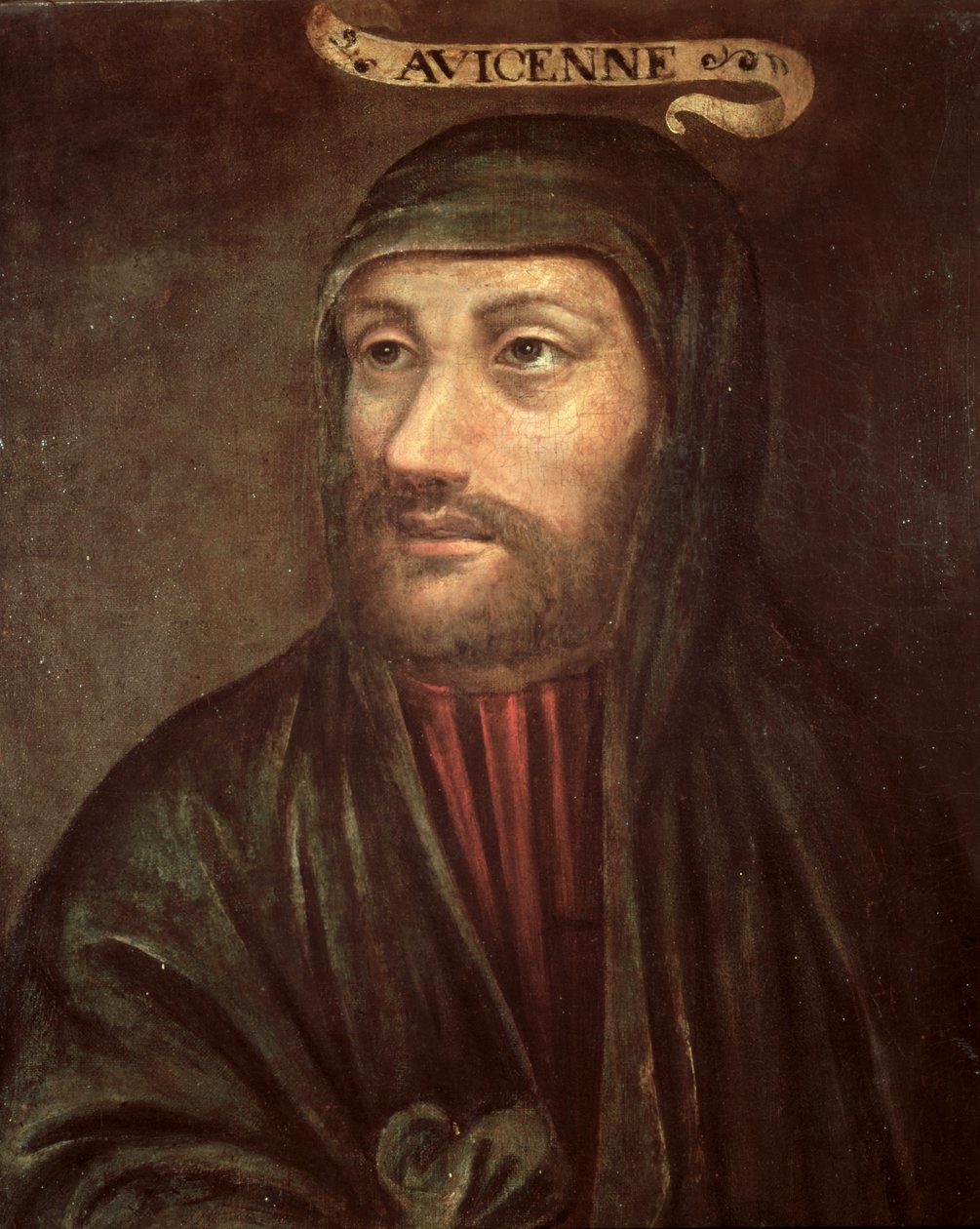 Avicenna (Ibn Sina) képzeletbeli portréja (992-1037 körül) alkotó: French School