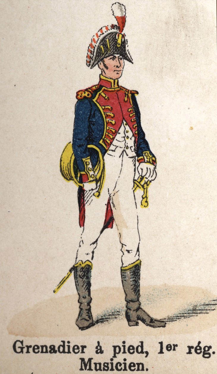I. Napóleon császári gárda: Gránátos gyalog alkotó: French School