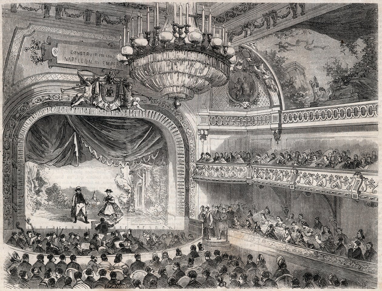 Vichy város színházának felavatása július 2-án alkotó: French School