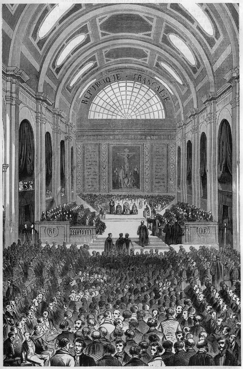 Institution de la Magistrature: 1849. november 3-án esküdt Párizsban. alkotó: French School