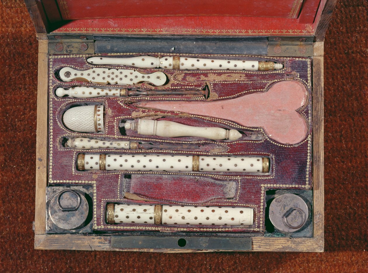 Védőoltások műszerdoboza, 1820 körül alkotó: French School