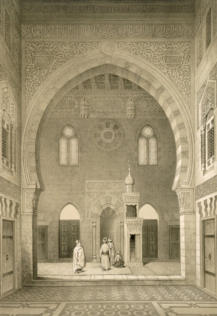 A kairói Qaitbay mecset belseje alkotó: French School