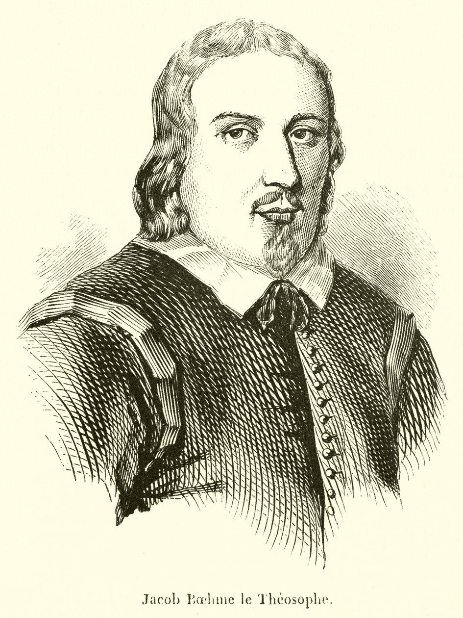 Jacob Boehme a teozófus (metszet) alkotó: French School