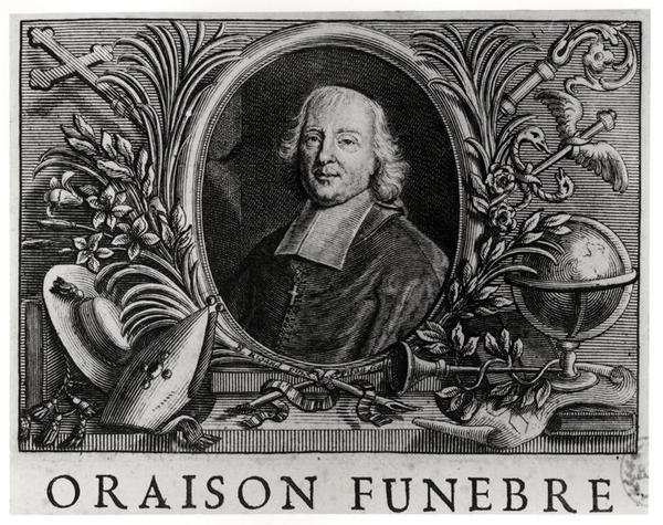 Jacques Benigne Bossuet (1627-1704), Bossuet Oraison Funebre előlapja alkotó: French School