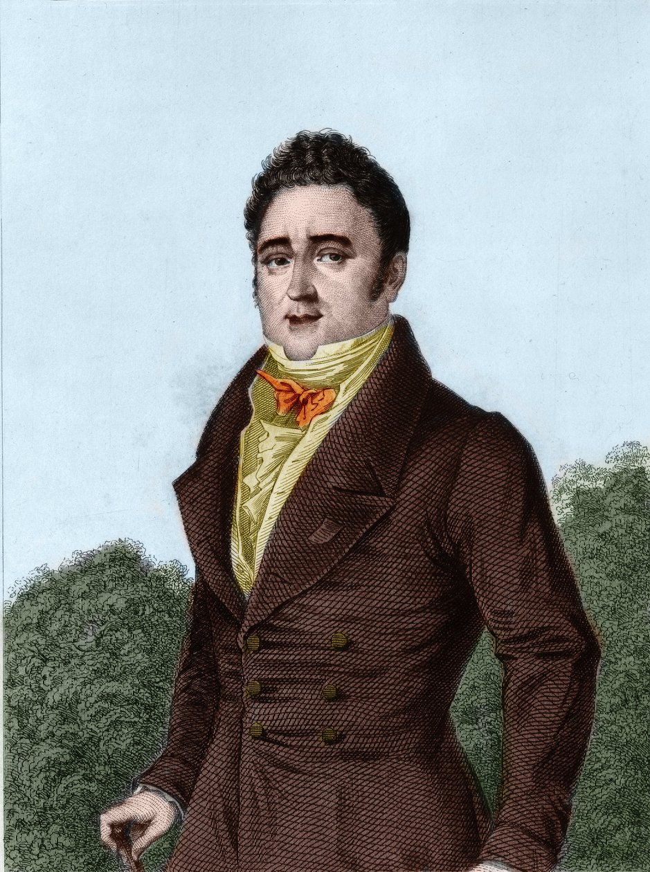 Jacques Lafitte (1767-1844), francia bankár és politikus – metszet „Louis Philippe politikai és magánéletének története” c. alkotó: French School