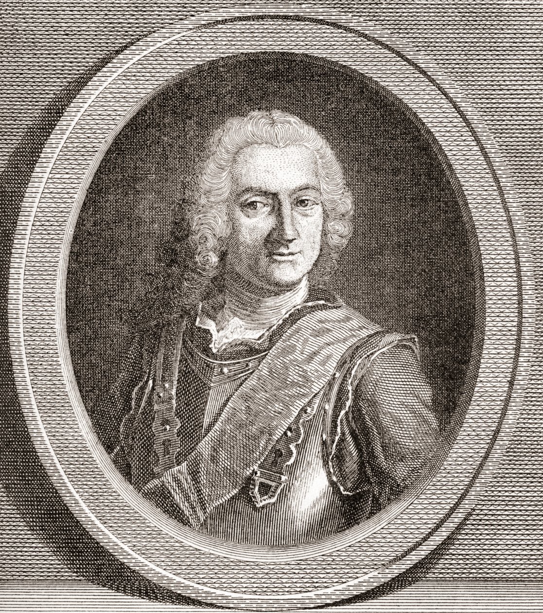 Jean-Baptiste François Desmarets, 1682 1762. Maillebois márki. Franciaország marsallja. Az 1908-ban megjelent Les Heures Libresből. alkotó: French School