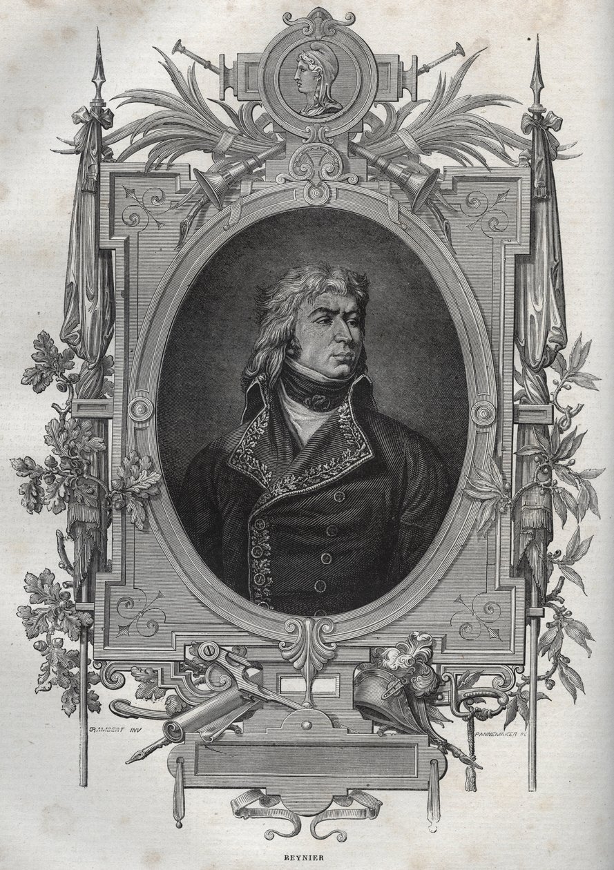 Jean-Louis-Ebenezer REYNIER (1771-1814), a forradalom és az első birodalom francia tábornoka – Jean Louis Ebenezer Reynier, a francia hadsereg tábornoka a francia függetlenségi háborúk idején – Maurice La Charest „” Nouvelle Encyclopedie Nationale” című kö alkotó: French School