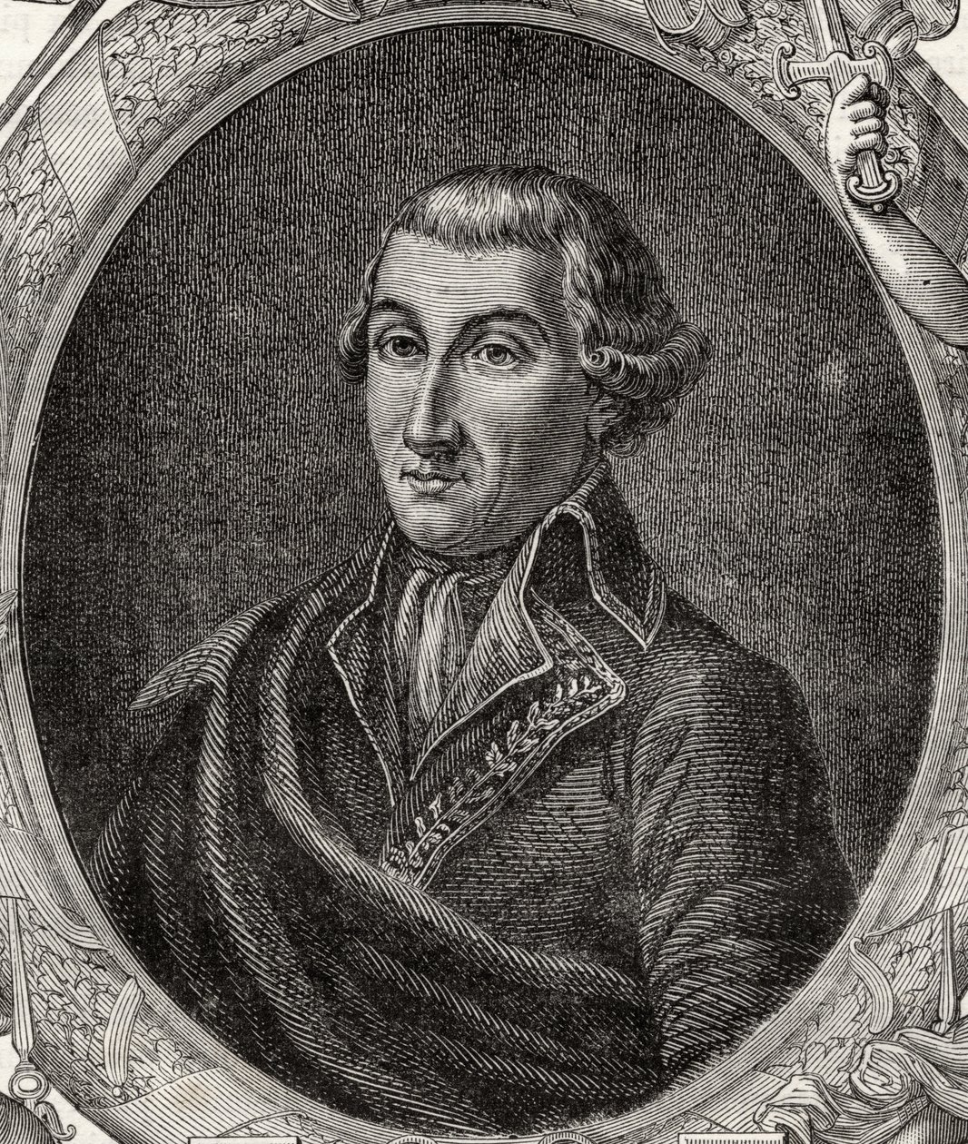 Jean Baptiste Camille Canclaux (1740-1817) Louis Blanc (1811-82) "Histoire de la Revolution Francaise" című művéből alkotó: French School