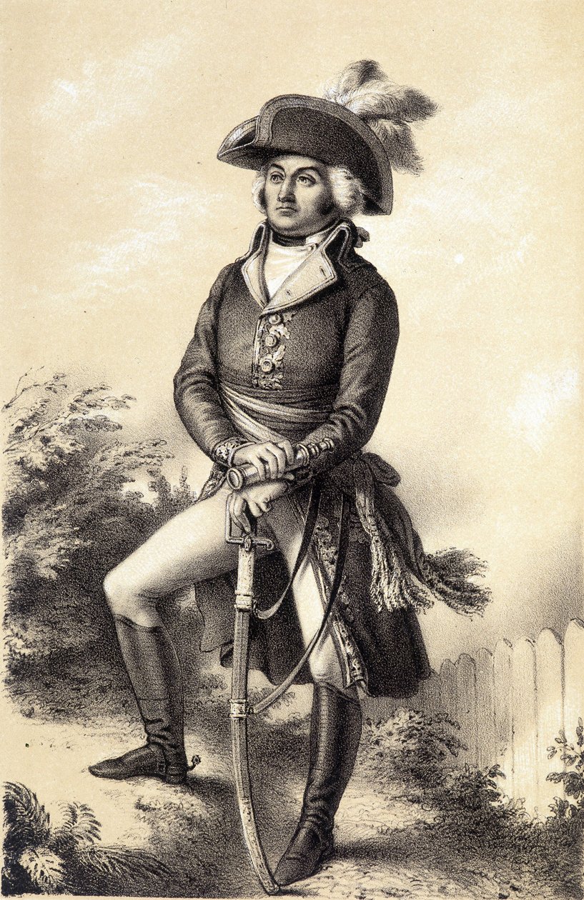 Jean Baptiste Jourdan (1762-1833) - Albert Maurin „A francia forradalom történeti galériájában” alkotó: French School