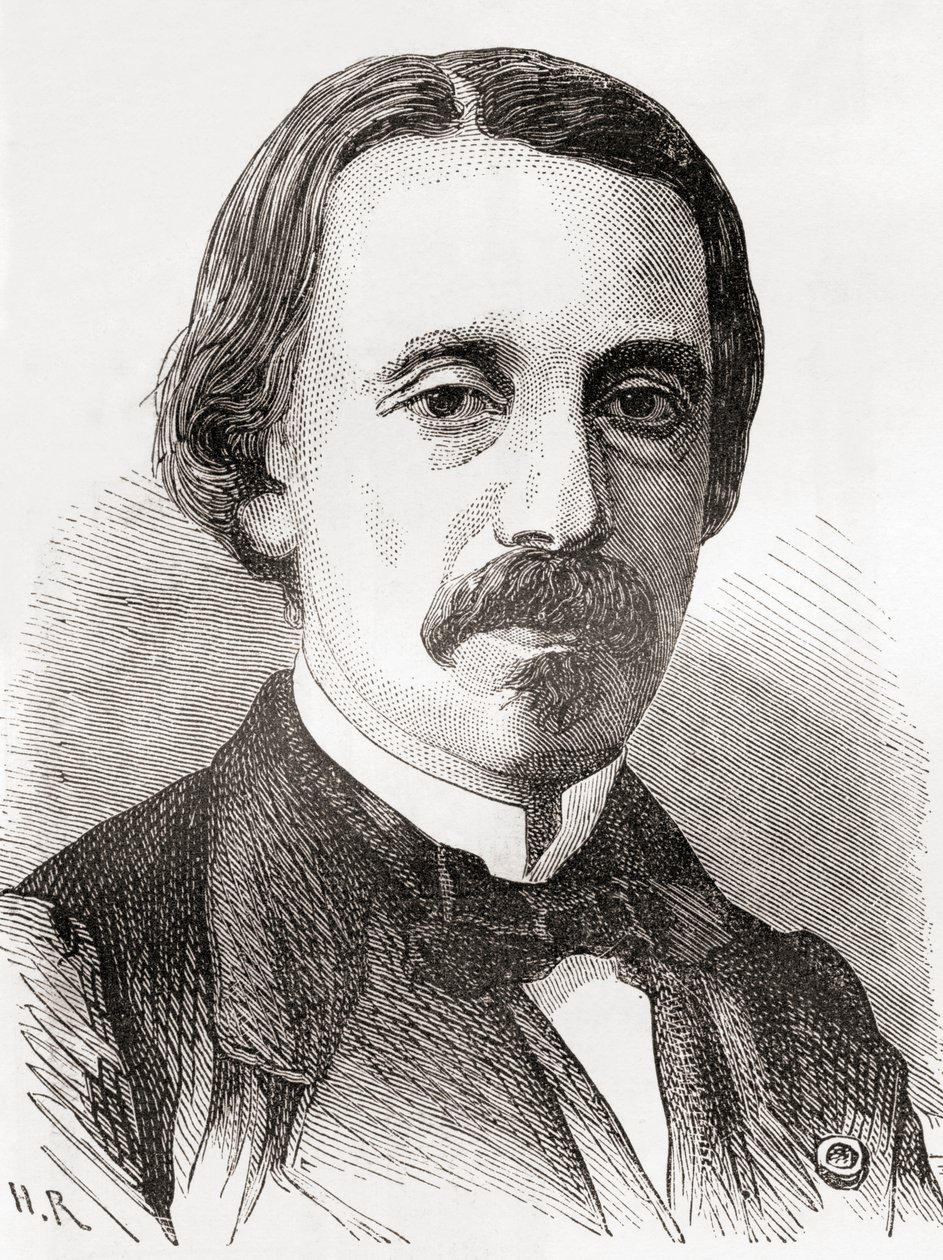 Jean Bernard Léon Foucault, A tudomány csodáiból, megjelent 1870 körül (metszet) alkotó: French School