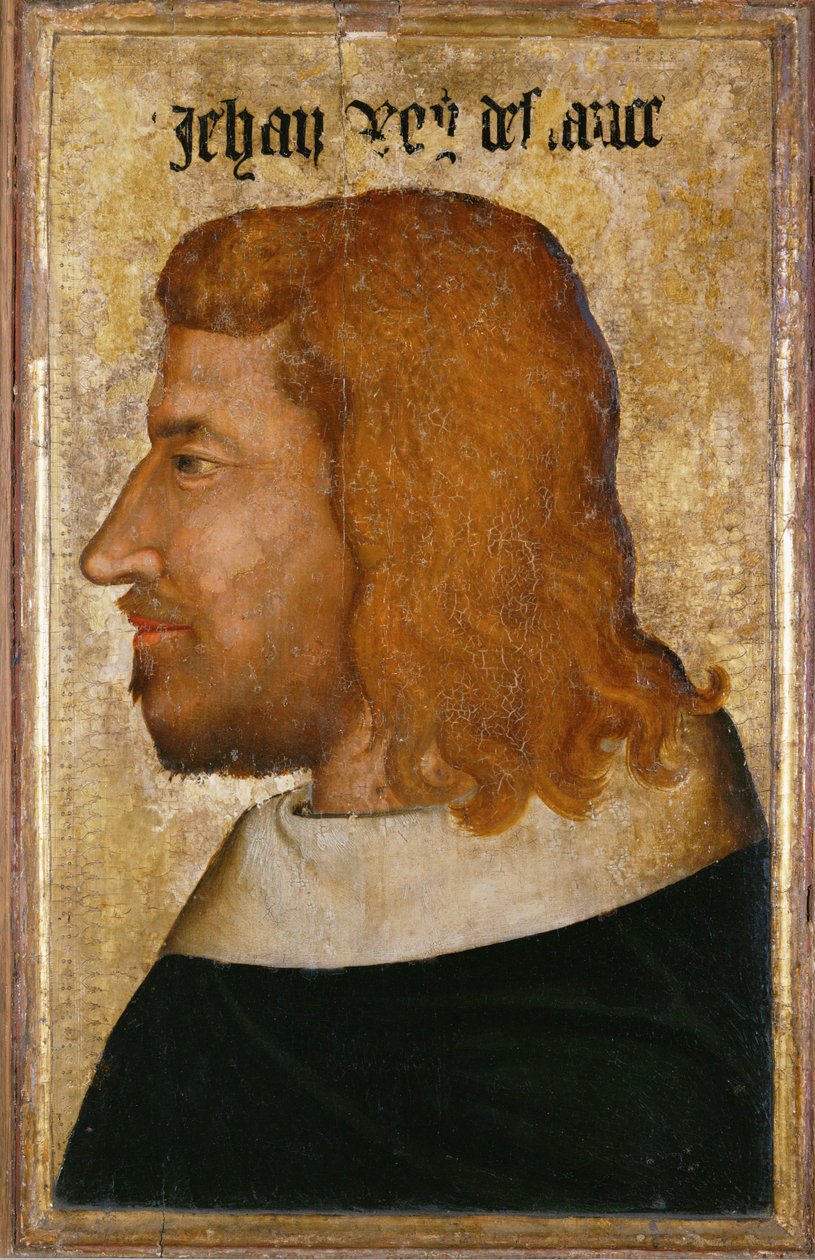 Jean II le Bon, Franciaország királya, VI. valois-i Fülöp fia ... alkotó: French School