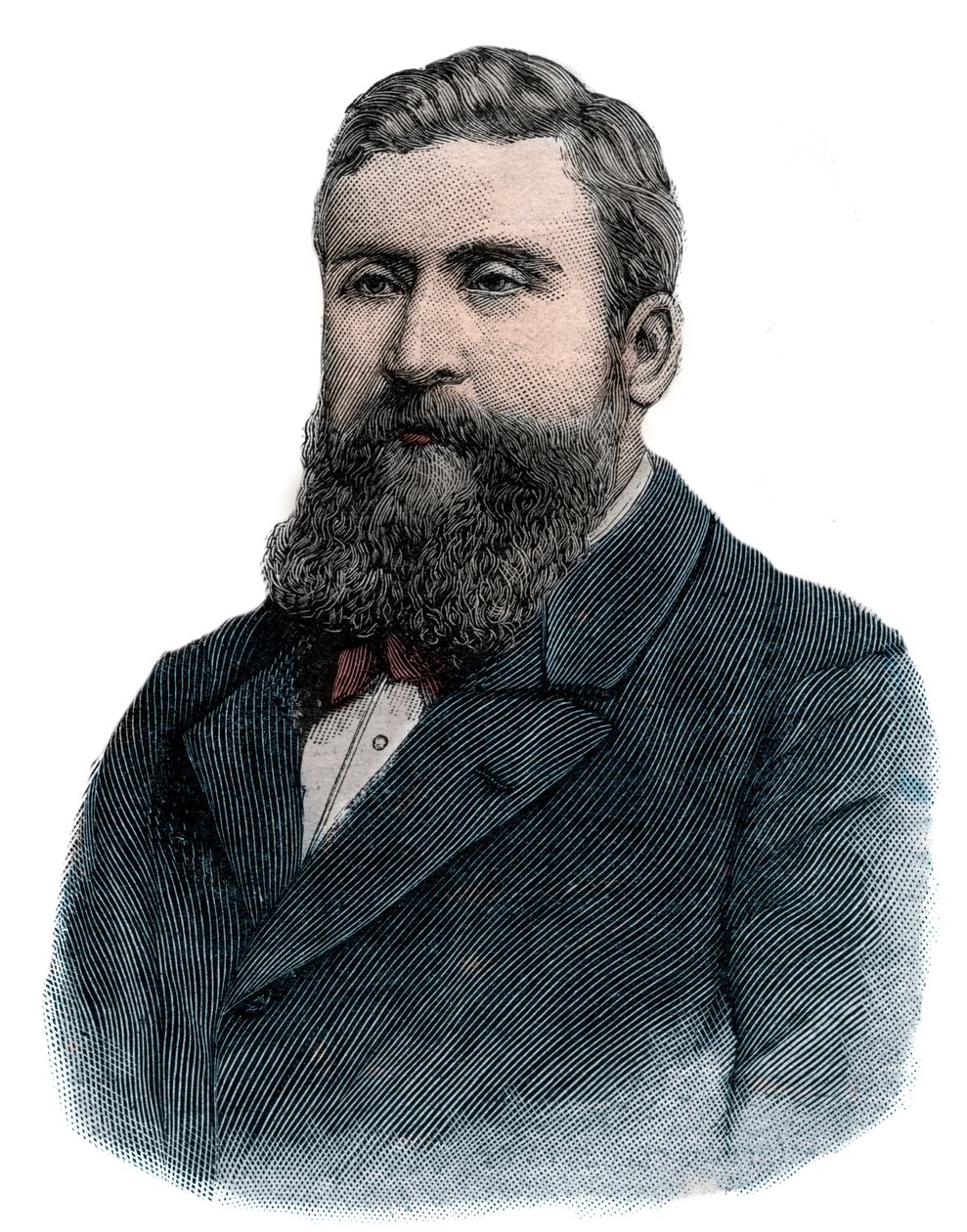 Jean Jaures 1898-ban - Metszet - alkotó: French School