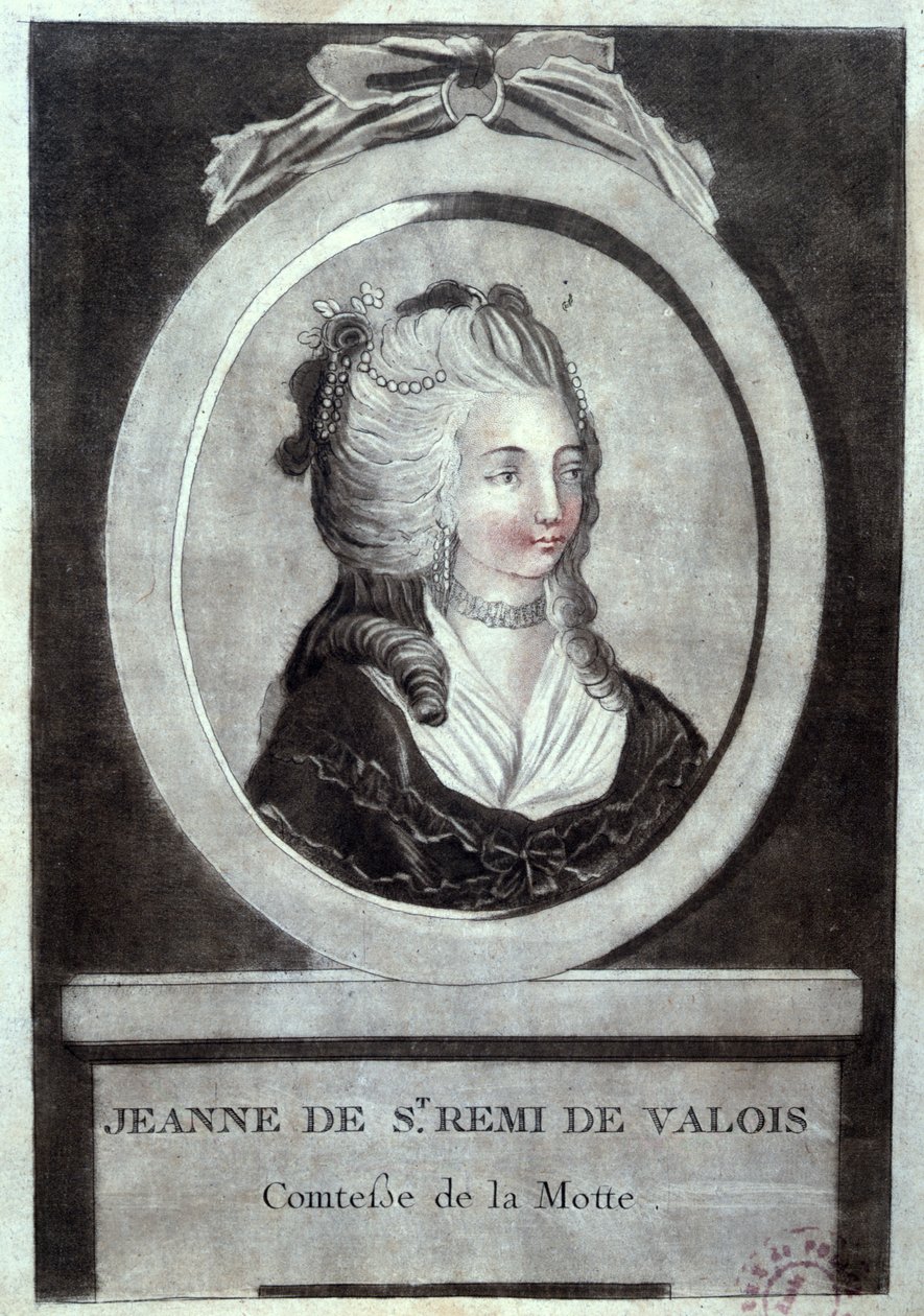 Jeanne de Valois-Saint-Remy (1756-91), La Motte grófnője, 1786 körül alkotó: French School
