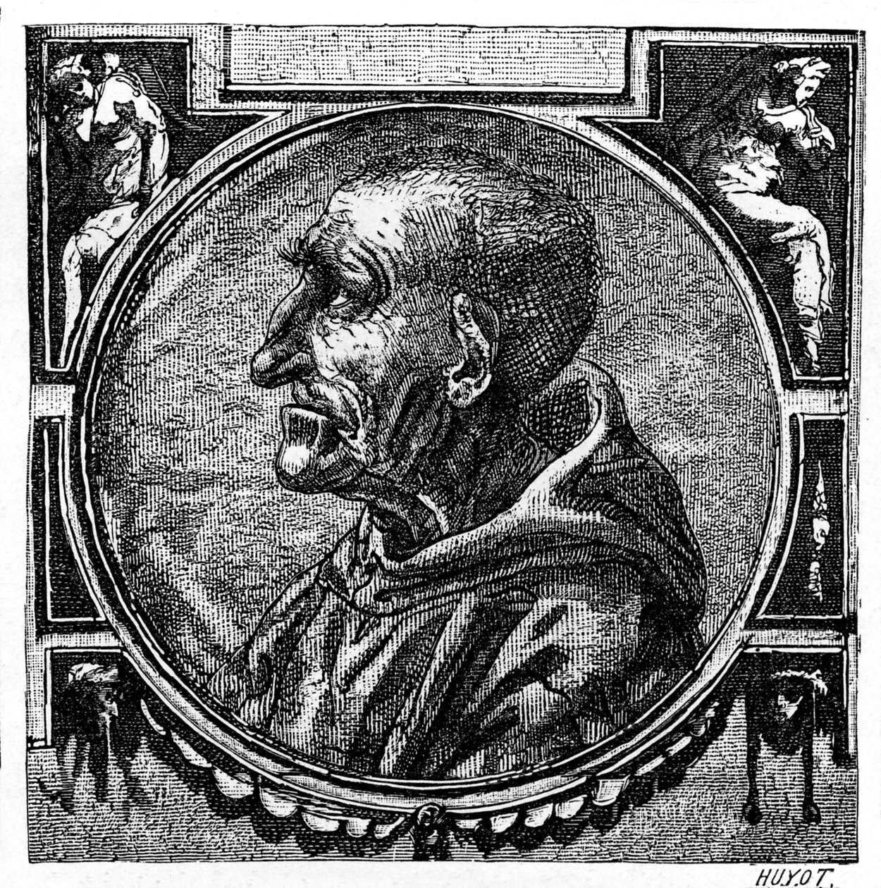 Jerome Savonarola (metszet) alkotó: French School
