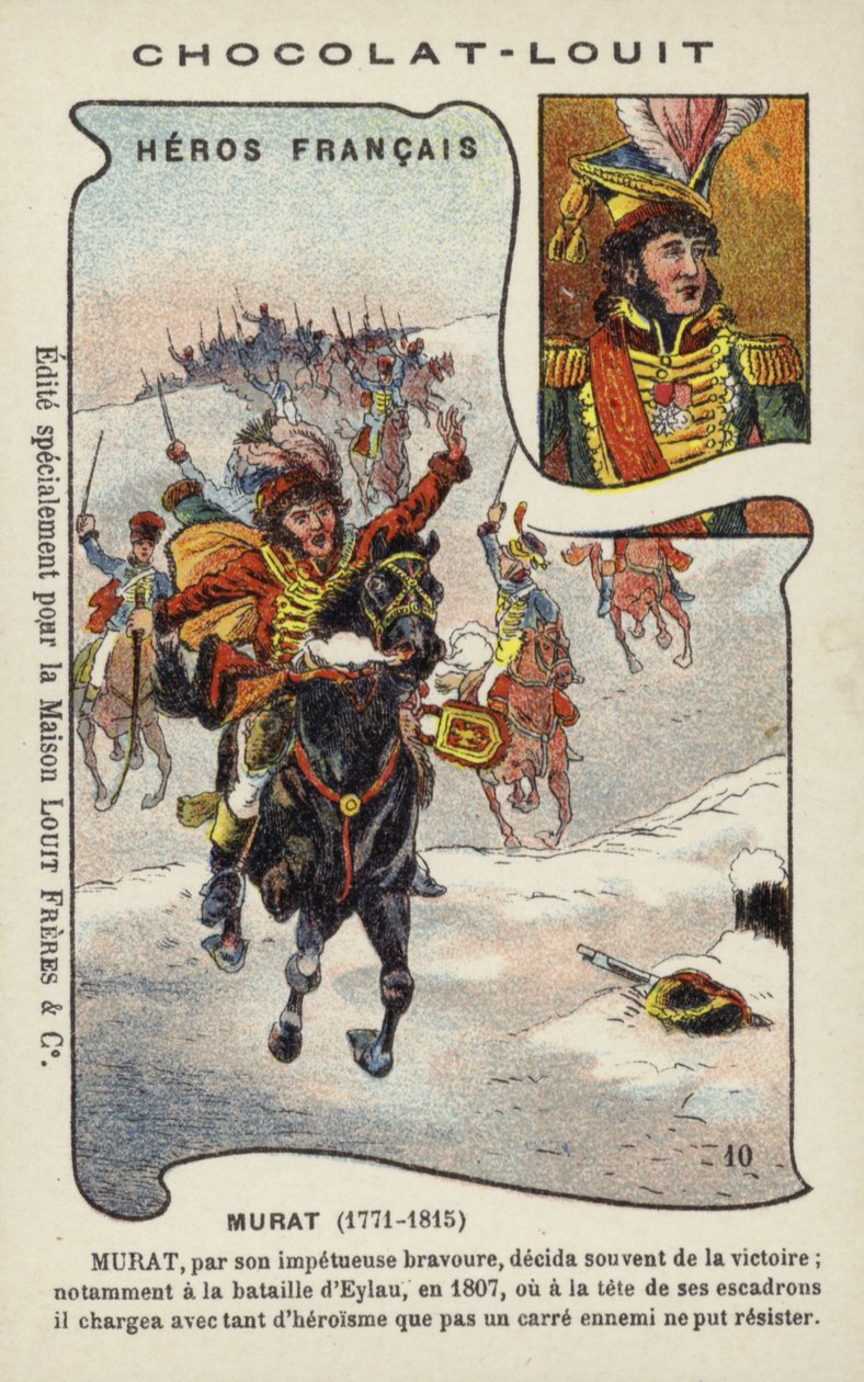 Joachim Murat, francia tábornok (chromolitho) alkotó: French School