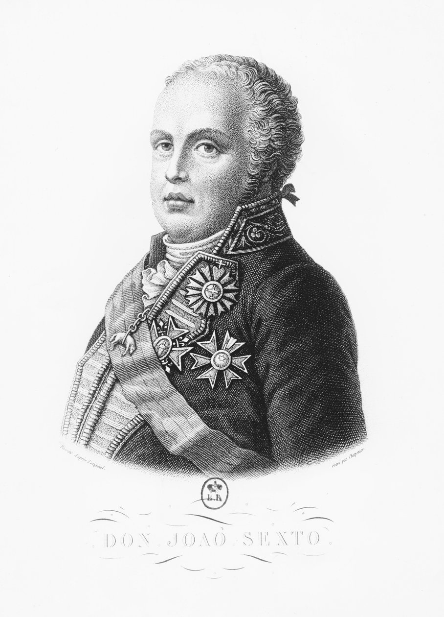 VI. János portugál (metszet) alkotó: French School