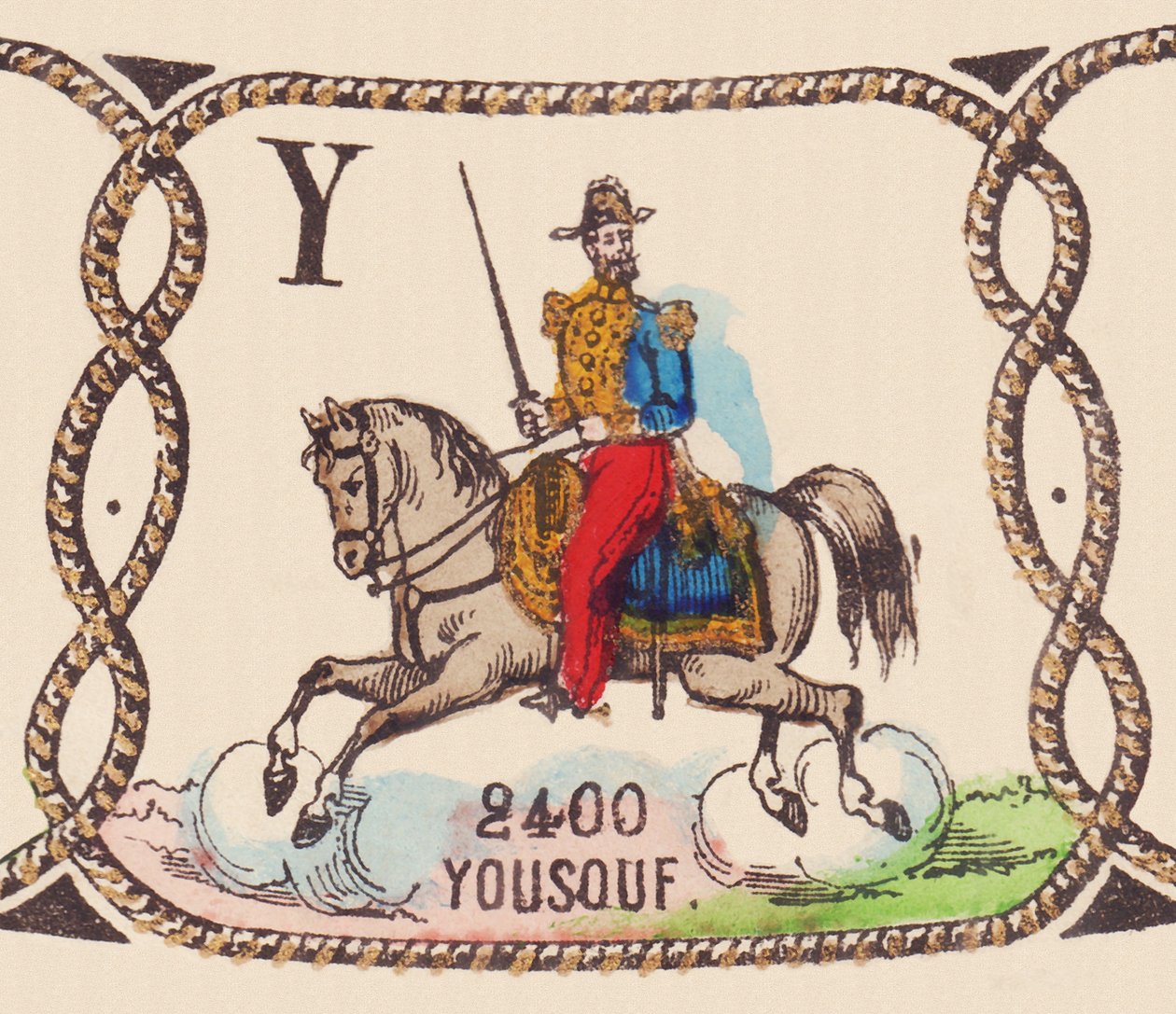 Joseph Vantini (1808-1866) Yousouf nevű francia tábornok, 1860 körül (nyomat) alkotó: French School