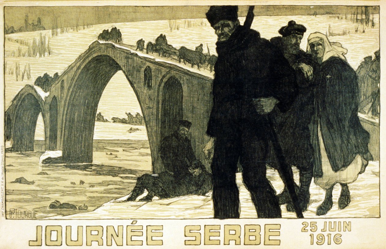 szerb nap. 1916. június 25. alkotó: French School