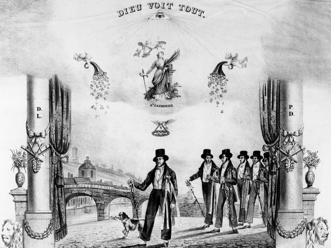 Utazási bizonyítvány, 1838 alkotó: French School