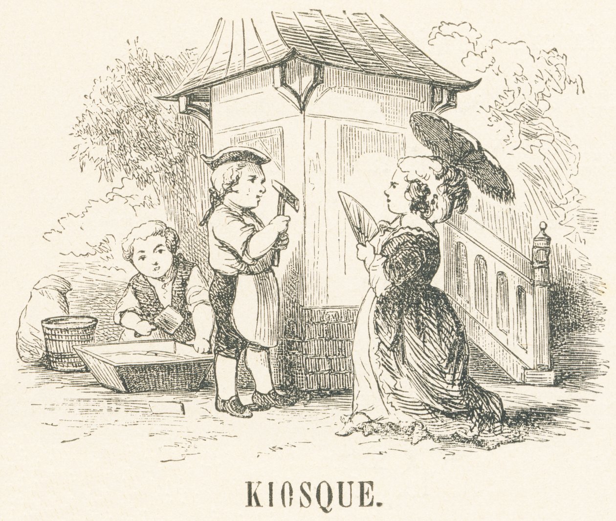 K: Kioszk alkotó: French School