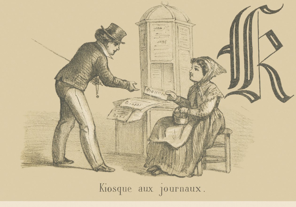 K: Újságkioszk alkotó: French School