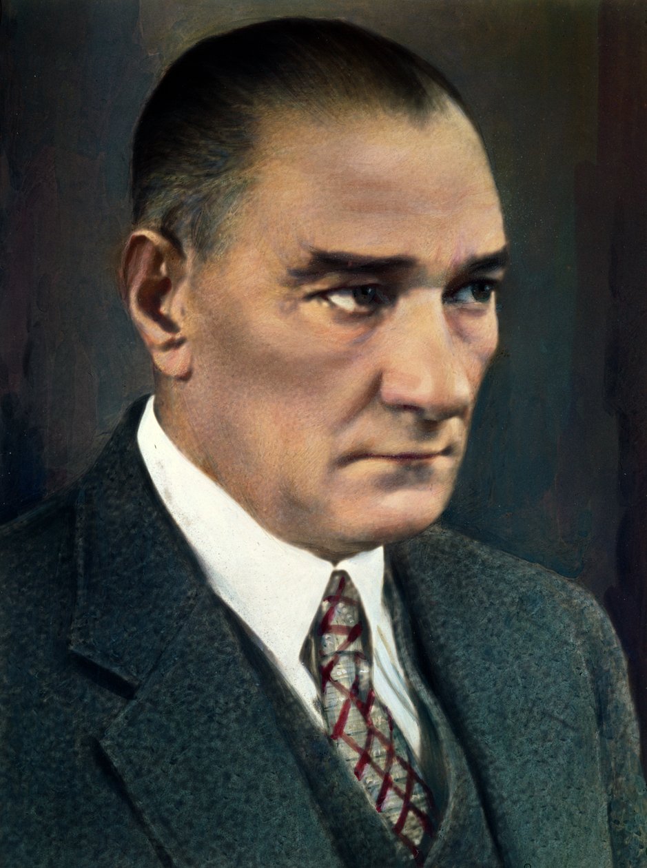 Kemal (Mustapha) Atatürk (1881-1938) 1925-30 körül (wc papíron) alkotó: French School