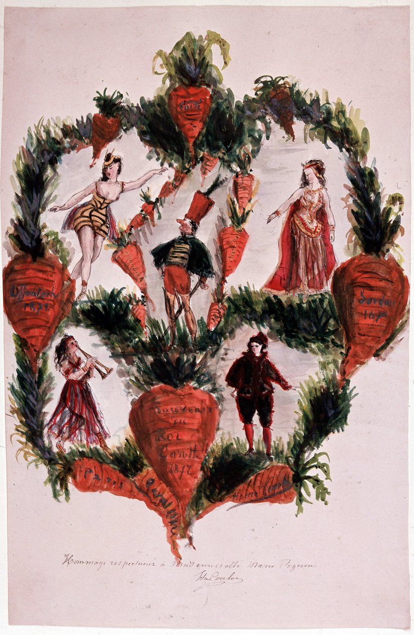 Sárgarépa király, Offenbachi operett - Bibl. az Opera dokumentuma alkotó: French School