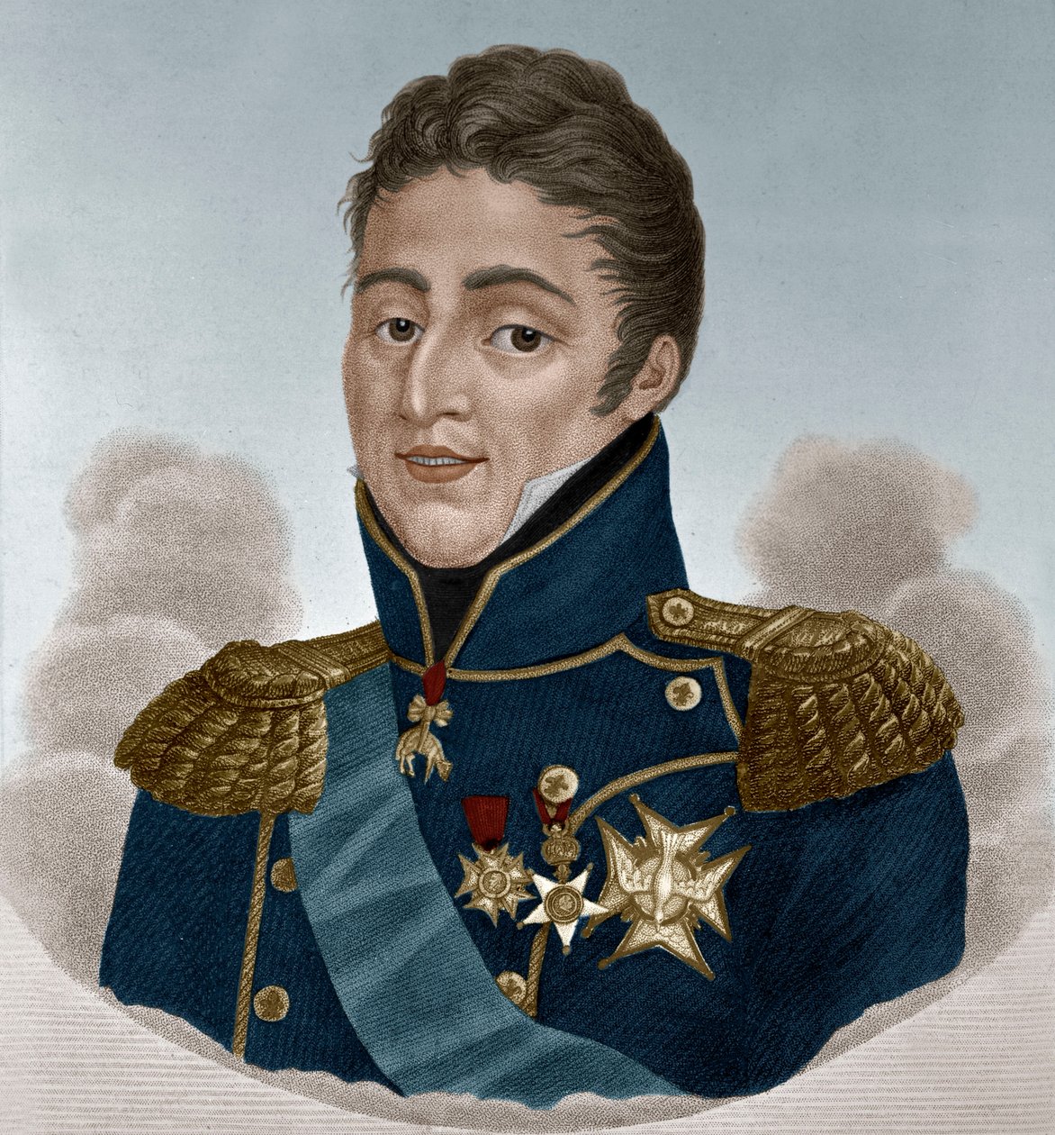 X. Károly francia király (színes metszet) alkotó: French School
