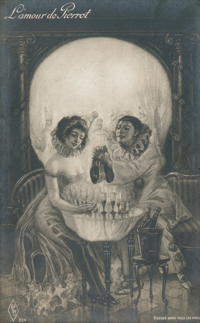 Pierrot szerelme alkotó: French School