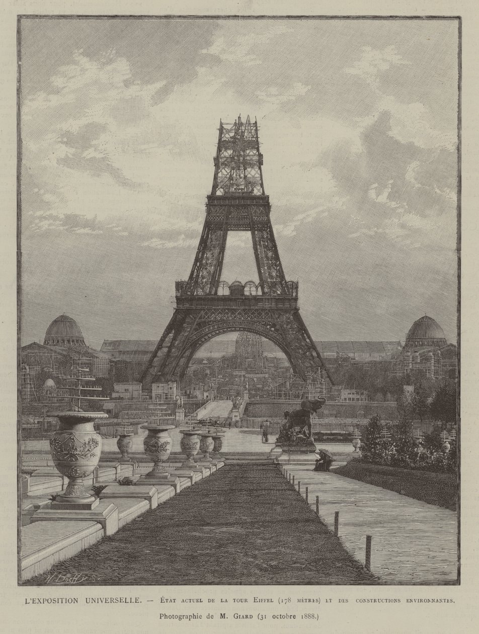 Az egyetemes kiállítás, Az Eiffel-torony jelenlegi állapota alkotó: French School